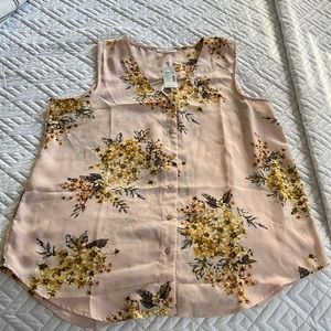 NWT Maurices pink sleevless blouse